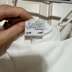 White Selfie Leslie Mini Dress